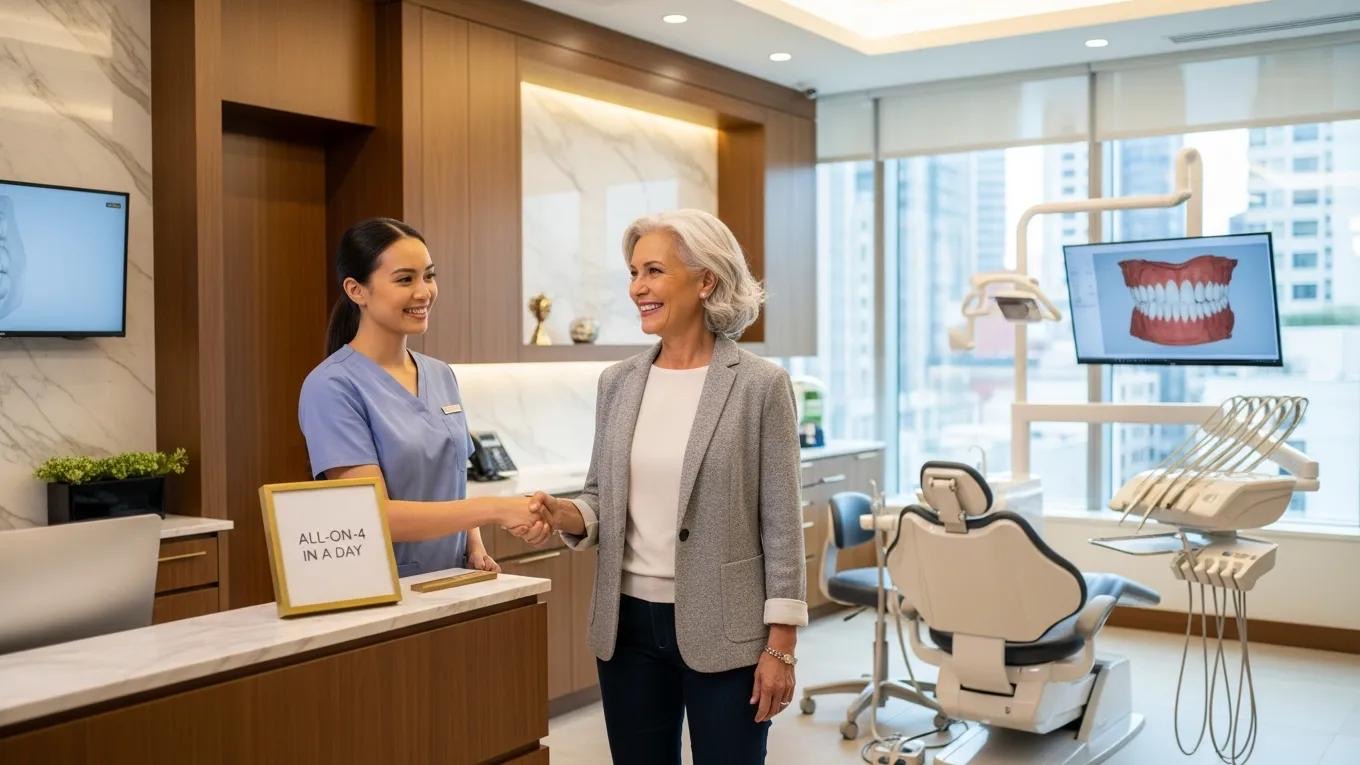 All-on-4 full-arch dental implant consultation at Svelta Dental Design Miami